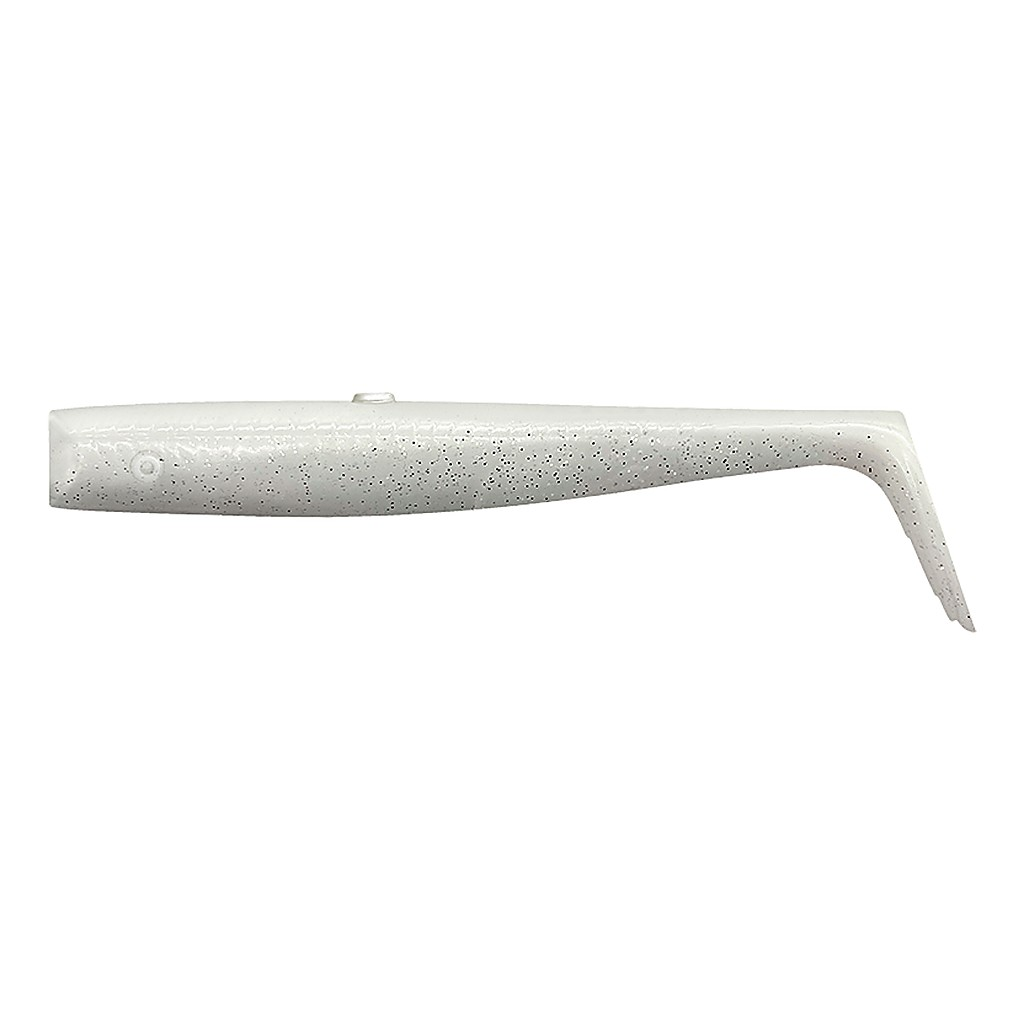 Sandeel V2 Tail 11 cm White Pearl Silver 5-pack