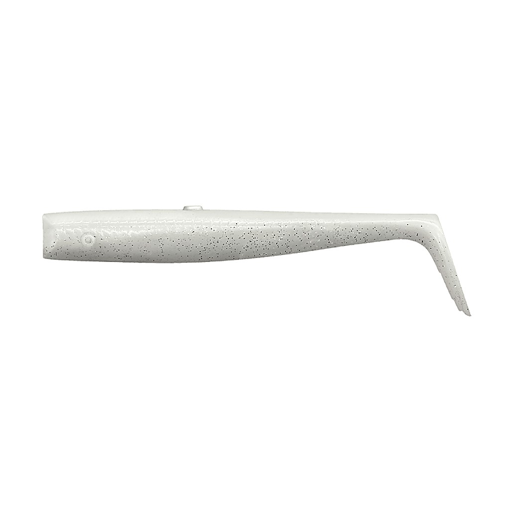 Sandeel V2 Tail 12.5 cm White Pearl Silver 5-pack