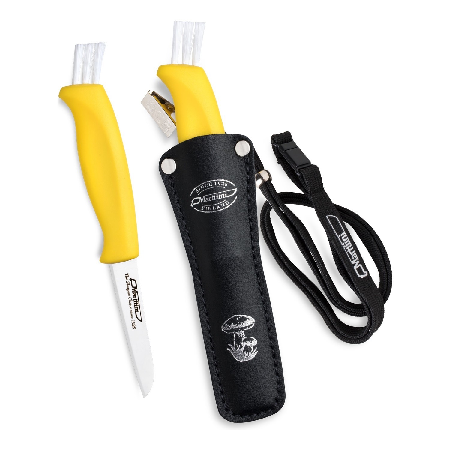 Marttiini Svampkniv med läderslida och halsrem in the group Tools & Accessories / Knives & Axes / Knives at Sportfiskeprylar.se (5000094620DO)