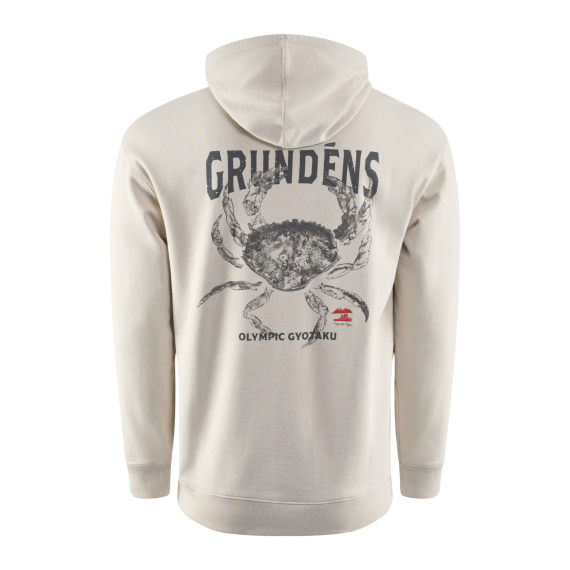 Grundéns Gyotaku Hoodie Bone Heather Dungie in the group Clothes & Shoes / Clothing / Sweaters / Hoodies at Sportfiskeprylar.se (50001-248-0014r)
