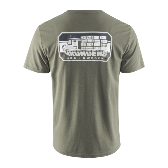 Grundéns Trapper SS T-Shirt Forest Heather in the group Clothes & Shoes / Clothing / T-shirts at Sportfiskeprylar.se (50163-384-0013r)