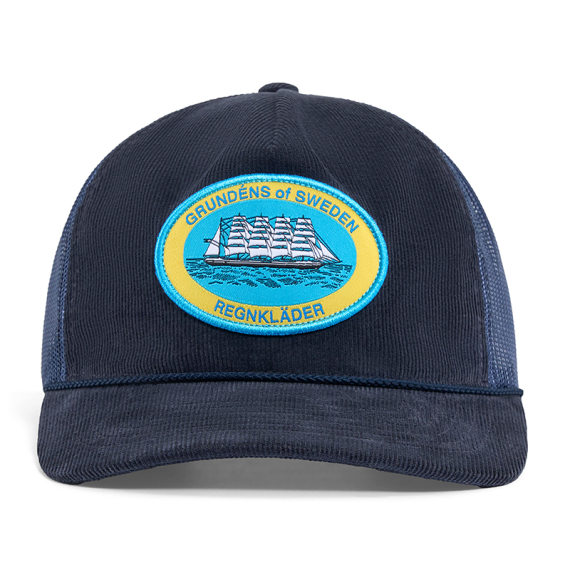 Grundéns Cord Trucker Navy in the group Clothes & Shoes / Caps & Headwear / Caps / Trucker Caps at Sportfiskeprylar.se (50183-410-0001)