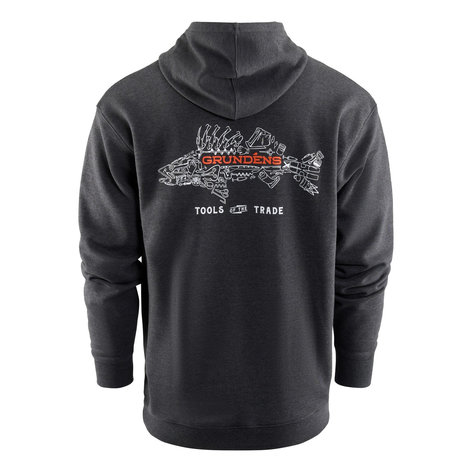 Grundéns Tools of the Trade (Ice) Hoodie Black Heather in the group Clothes & Shoes / Clothing / Sweaters / Hoodies at Sportfiskeprylar.se (50191-004-0013r)