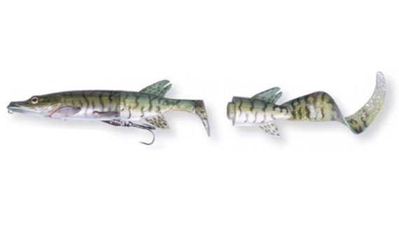 Leurre Souple Savage Gear 3D Hybrid Pike 17 Cm 47g – Couleurs Variées – Pour Brochet