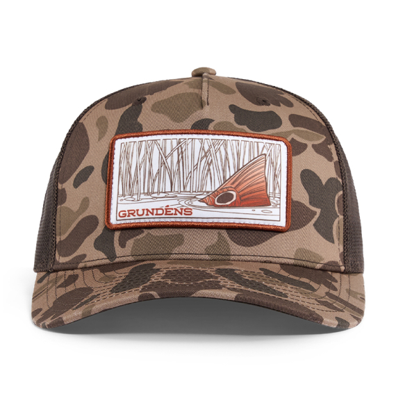 Grundéns Redfish Trucker FP Duck Camo in the group Clothes & Shoes / Caps & Headwear / Caps / Trucker Caps at Sportfiskeprylar.se (50272-927-0001)