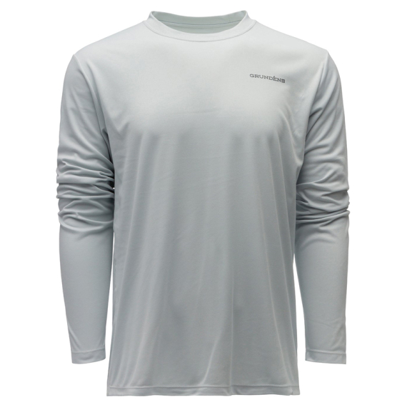 Grundéns Logo Anchor LS Tech Tee Grey Mist in the group Clothes & Shoes / Clothing / Sweaters / Long-sleeved T-shirts at Sportfiskeprylar.se (50373-028-0014r)