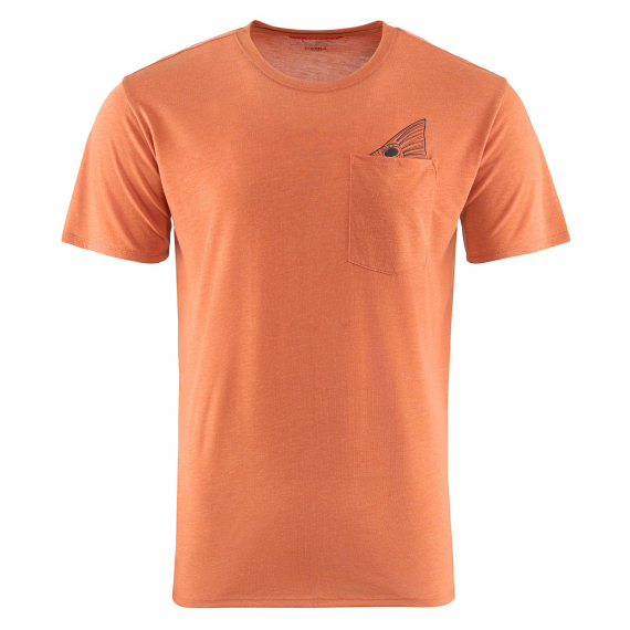 Grundéns Species Pocket Tee Rust Heather in the group Clothes & Shoes / Clothing / T-shirts at Sportfiskeprylar.se (50478-812-0013r)