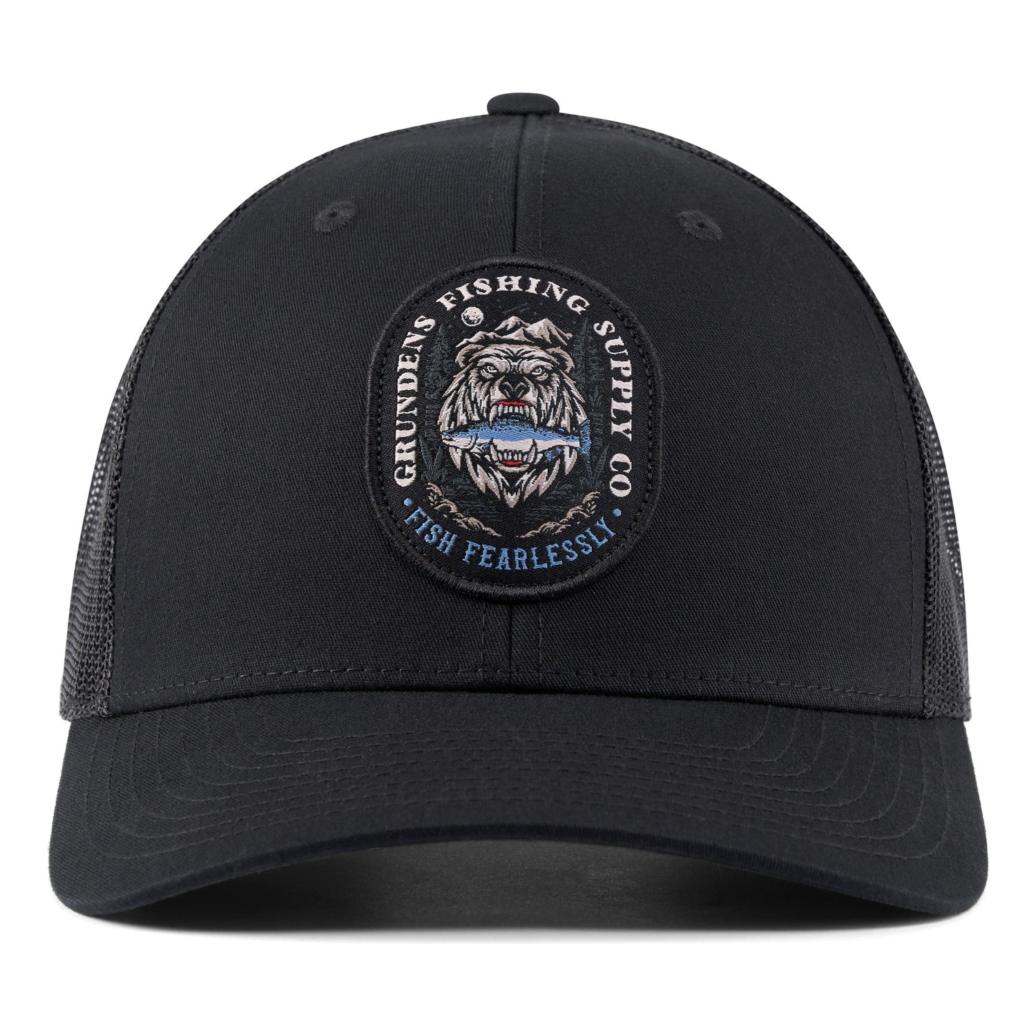 Grundéns Bear Essentials Trucker Black in the group Clothes & Shoes / Caps & Headwear / Caps / Trucker Caps at Sportfiskeprylar.se (50510-001-0001)