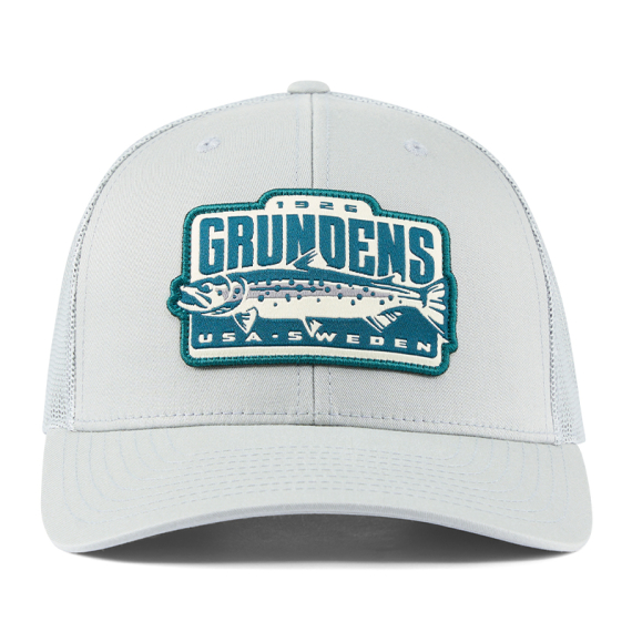 Grundéns Chrome Chaser Trucker Silver in the group Clothes & Shoes / Caps & Headwear / Caps / Trucker Caps at Sportfiskeprylar.se (50512-071-0001)