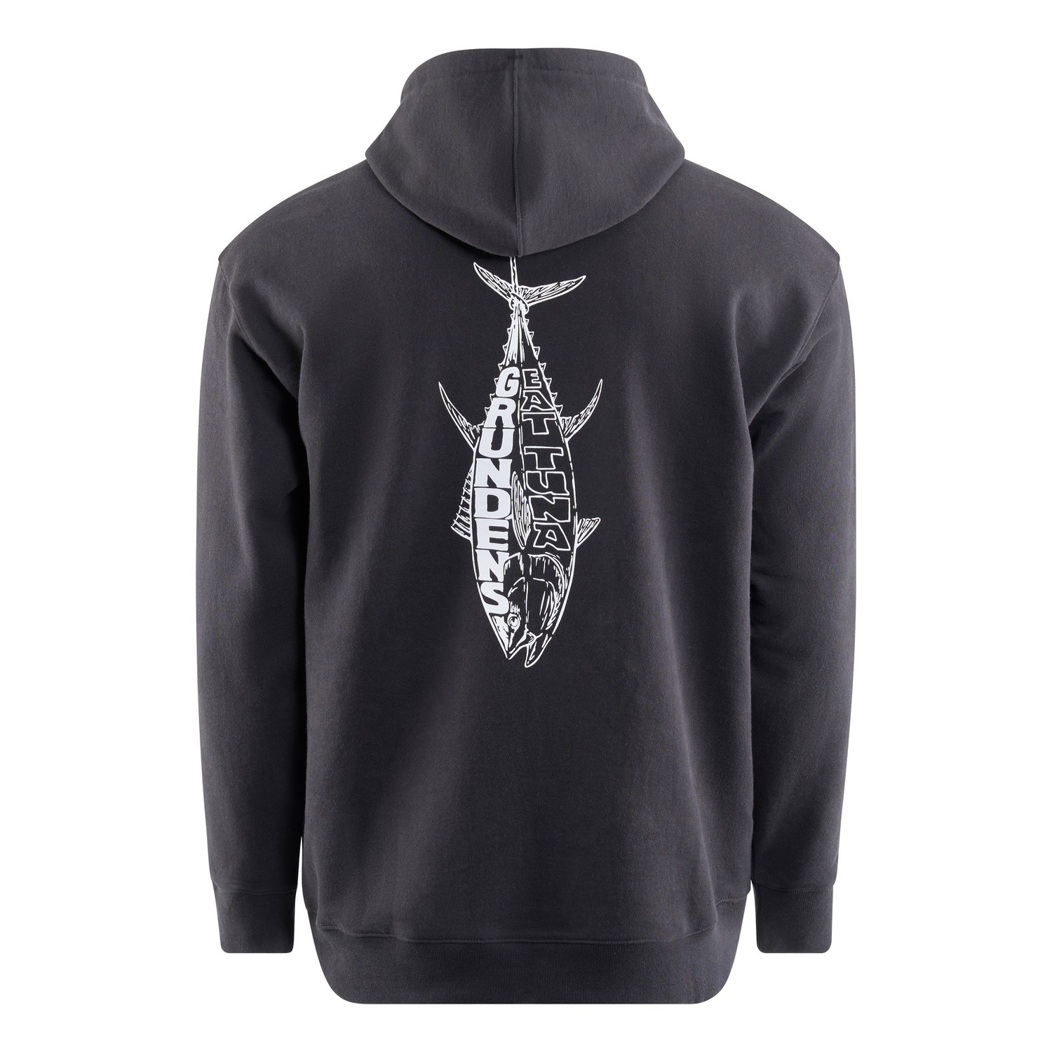 Grundéns Eat Your Words DWR HD Hoodie Black Tuna Graphic in the group Clothes & Shoes / Clothing / Sweaters / Hoodies at Sportfiskeprylar.se (50518-069-0013r)