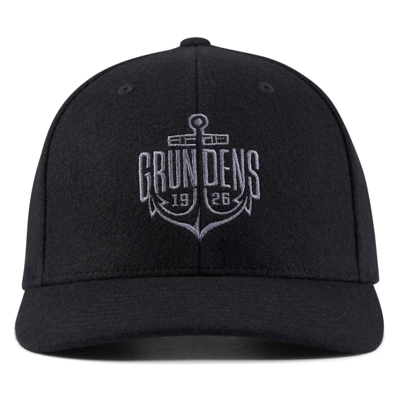 Grundéns Logo Anchor Wool Trucker Black in the group Clothes & Shoes / Caps & Headwear / Caps / Trucker Caps at Sportfiskeprylar.se (50528-001-0001)