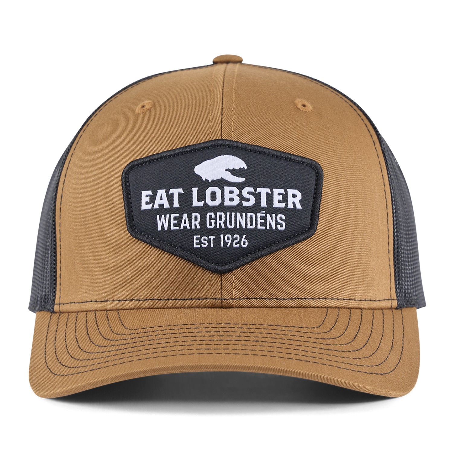 Grundéns Eat Lobster Trucker Dark Rum in the group Clothes & Shoes / Caps & Headwear / Caps / Trucker Caps at Sportfiskeprylar.se (50553-257-0001)