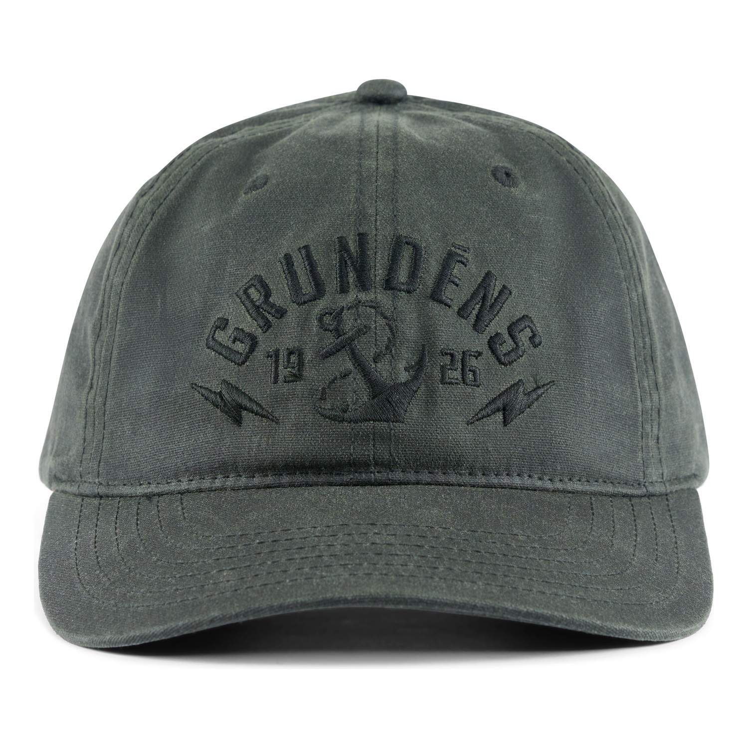 Grundéns Stowaway Waxed Trucker Olive in the group Clothes & Shoes / Caps & Headwear / Caps / Trucker Caps at Sportfiskeprylar.se (50559-373-0001)