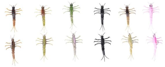 Savage Gear 3D TPE Mayfly Nymph 5cm in the group Lures / Softbaits / Craws & Creaturebaits / Creaturebaits at Sportfiskeprylar.se (50676r)