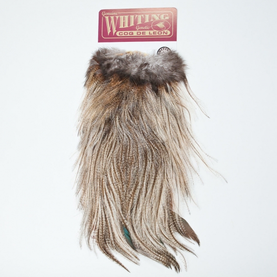 Whiting Coq de Leon Bronze Saddle - Light Pardo in the group Hooks & Terminal Tackle / Fly Tying / Fly Tying Material / Feathers & Capes / Capes & Saddles at Sportfiskeprylar.se (51302042)