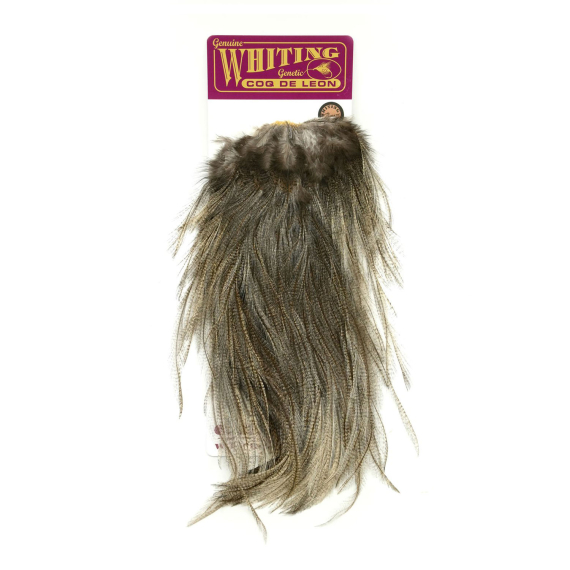 Whiting Coq de Leon Bronze Saddle - Light Pardo in the group Hooks & Terminal Tackle / Fly Tying / Fly Tying Material / Feathers & Capes / Capes & Saddles at Sportfiskeprylar.se (51302042)