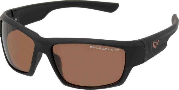 Savage Gear Shades Floating Polarized Sunglasses - Amber (Sun And Clouds) in the group Clothes & Shoes / Eyewear / Polarized Sunglasses at Sportfiskeprylar.se (57573)