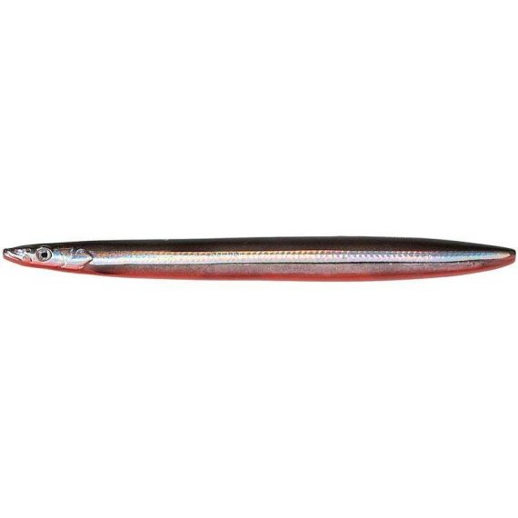 Savage Gear Line Thru Sandeel 125mm 19g Black & Red UV in the group Lures / Sea Trout Lures & Coastal Wobblers / Coastal Wobblers at Sportfiskeprylar.se (58337)