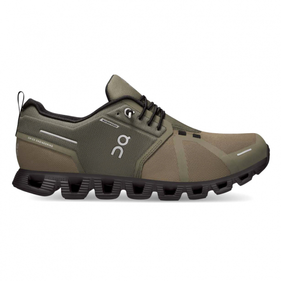 On Cloud 5 Waterproof Olive/Black in the group Clothes & Shoes / Footwear / Shoes / Everyday Shoes at Sportfiskeprylar.se (59-98840OLIBLA8-5r)