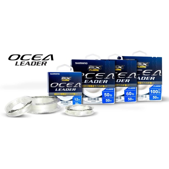 Shimano Ocea EX Fluorocarbon Leader Material in the group Hooks & Terminal Tackle / Leaders & Leader Materials / Leader Materials / Leader Material Fluorocarbon at Sportfiskeprylar.se (59WCL74FU14r)
