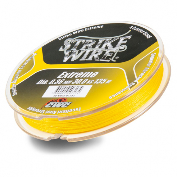 Strike Wire Extreme 0,28mm/20kg -135m, Gul in the group Lines / Braided Lines at Sportfiskeprylar.se (60-E028-01352)