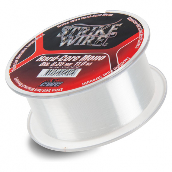Strike Wire Hard-Core 0,80mm/ 40kg -200m, clear in the group Lines / Monofilament Lines at Sportfiskeprylar.se (60-H080-02008)