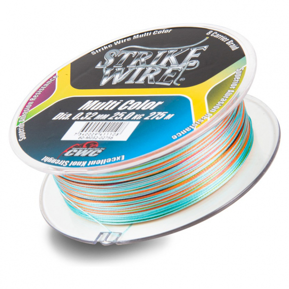 Strike Wire Multi Color X8. 0,36mm/30kg - 275m in the group Lines / Braided Lines at Sportfiskeprylar.se (60-M036-02756)