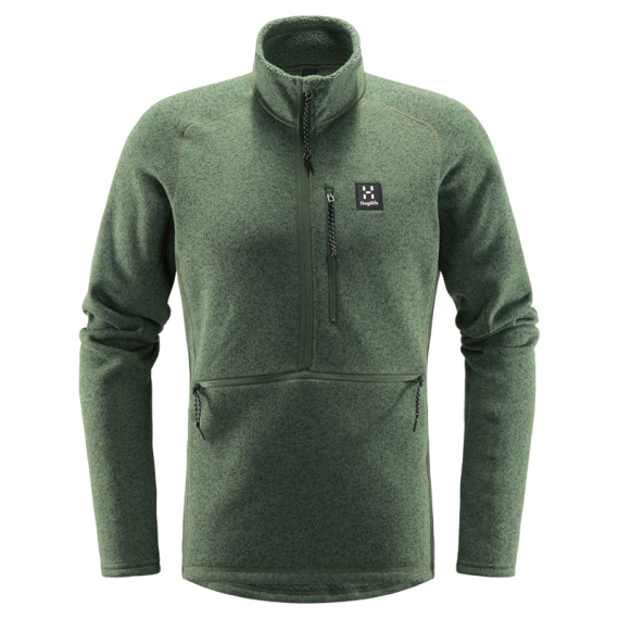 Haglöfs Risberg 1/2 zip Men Fjell Green in the group Clothes & Shoes / Clothing / Jackets / Fleece Jackets at Sportfiskeprylar.se (6050874HQ020r)