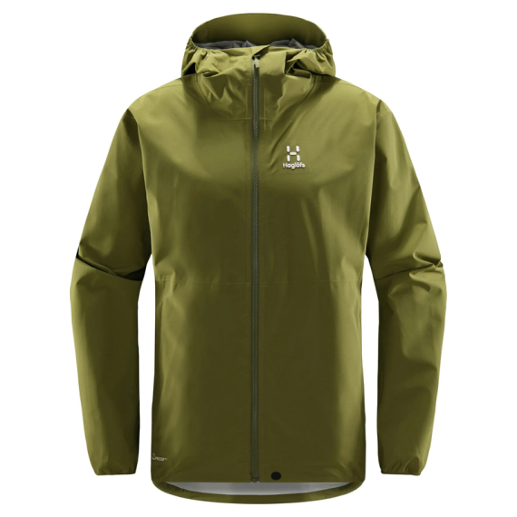 Haglöfs Sparv Proof Jacket Men Olive Green in the group Clothes & Shoes / Clothing / Jackets / Shell Jackets at Sportfiskeprylar.se (6060494VY020r)