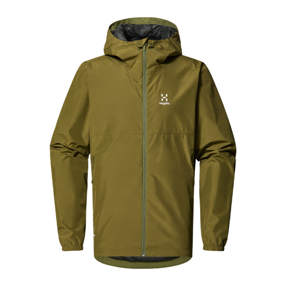 Haglöfs Kaise GTX Jacket Men Olive Green in the group Clothes & Shoes / Clothing / Jackets / Rain Jackets at Sportfiskeprylar.se (6064584VY015r)