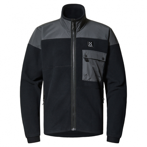 Haglöfs Avesta Hybrid Jacket Men True Black in the group Clothes & Shoes / Clothing / Jackets / Rain Jackets at Sportfiskeprylar.se (6065482C5020r)
