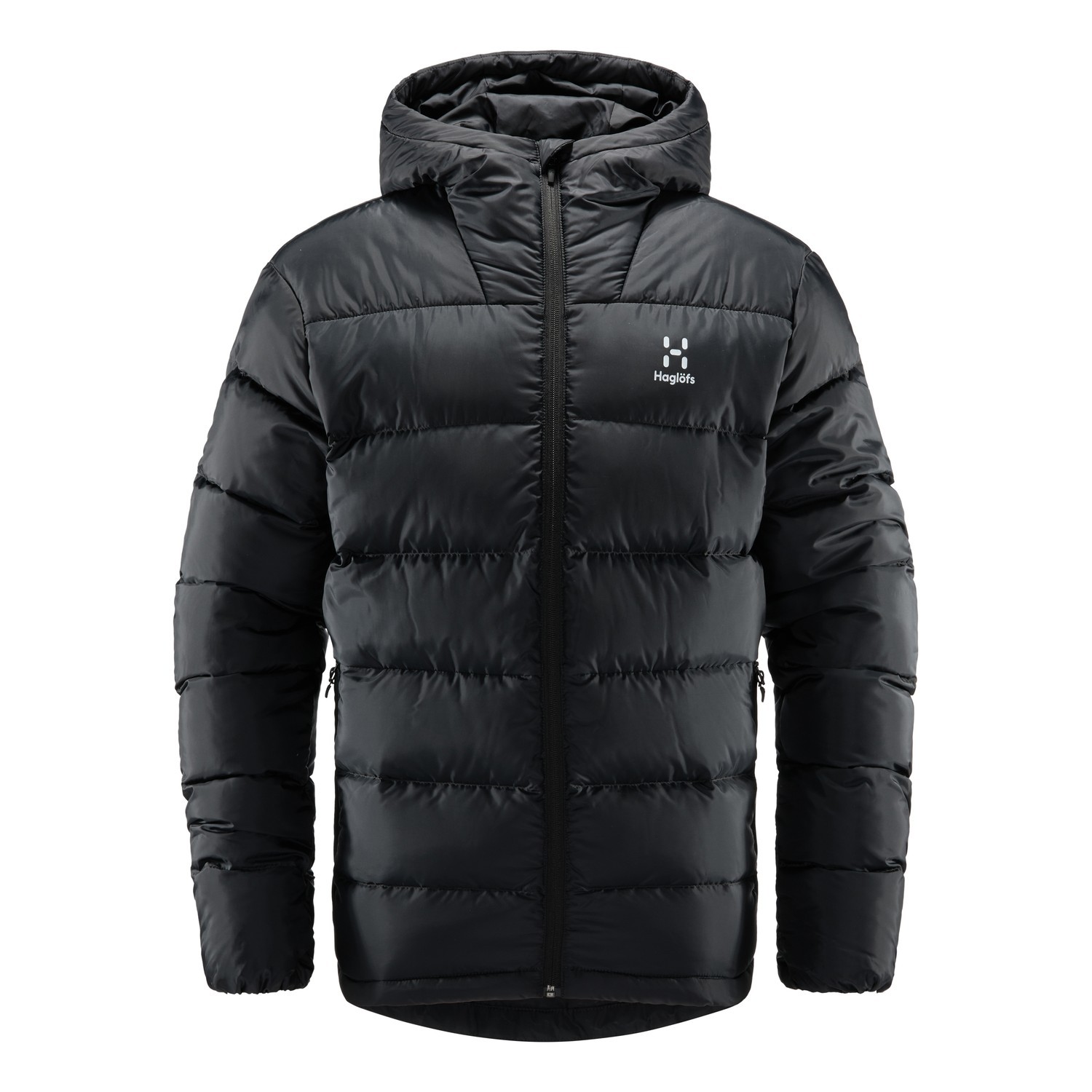 Haglöfs Bield Down II Hood Men True Black in the group Clothes & Shoes / Clothing / Jackets / Winter Jackets at Sportfiskeprylar.se (6082562C5015r)