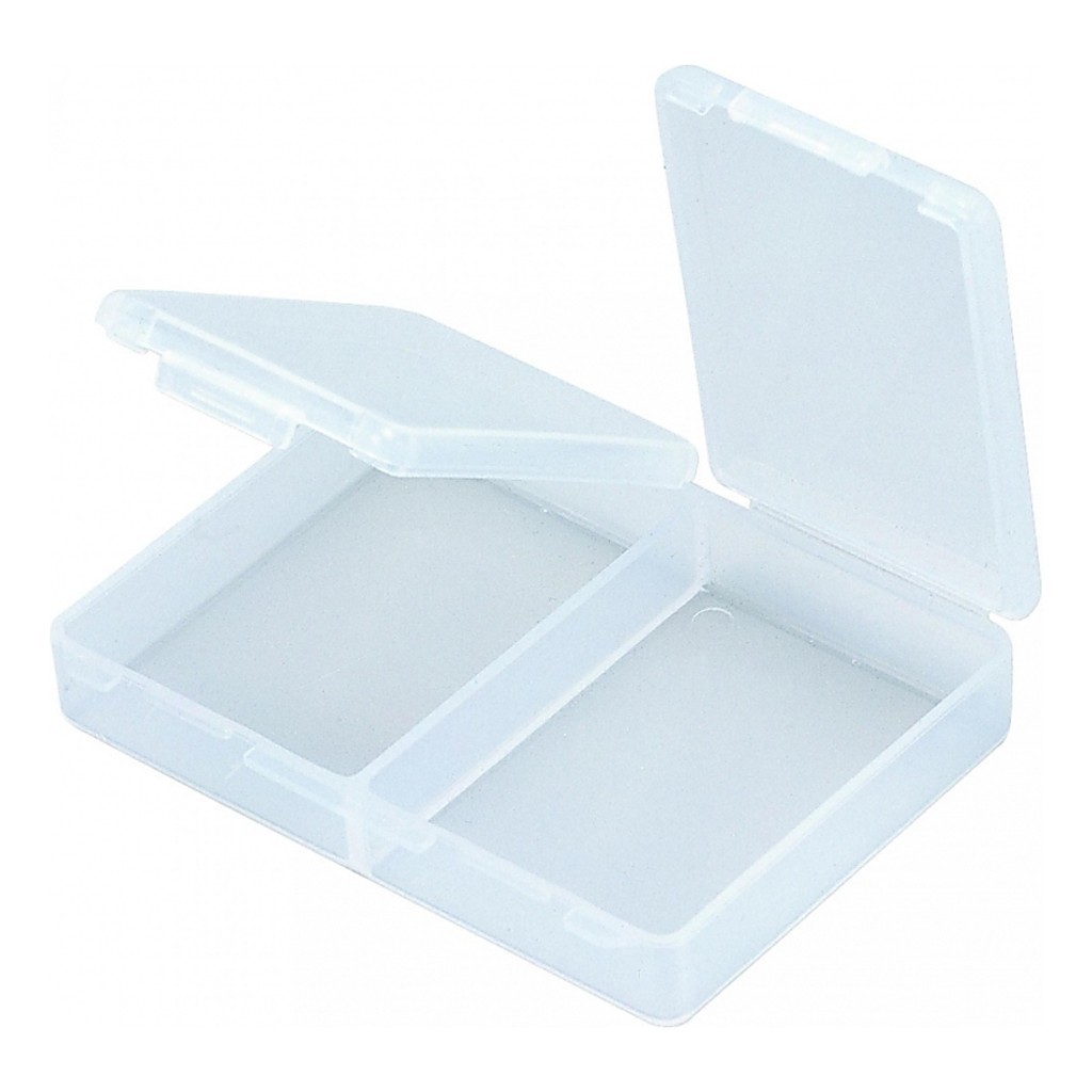 Meiho Accessories Box, 94x71x19 - 2 Comp - Clear in the group Storage / Tackle Boxes / Lure Boxes at Sportfiskeprylar.se (61-FB-2)