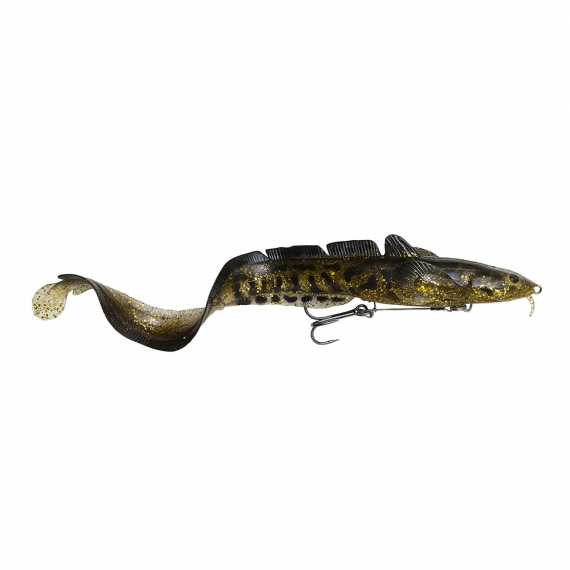 Savage Gear 3D Burbot 25cm 70g SS Gold Burbot UV in the group Lures / Softbaits / Pike Softbaits at Sportfiskeprylar.se (63849)