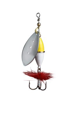 Wipp Spinnare 3 g Silver Gul/Vit in the group Lures / Inline Spinners at Sportfiskeprylar.se (6440-18)