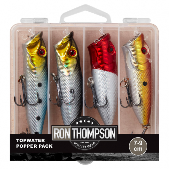 DAM/R.T Topwater Popper Pack Inc. Box 7-9cm in the group Lures / Topwater Lures at Sportfiskeprylar.se (65413)