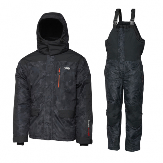 DAM Camovision Thermo Suit 2pcs, Black/Grey in the group Clothes & Shoes / Clothing / Fishing Suits at Sportfiskeprylar.se (65504r)
