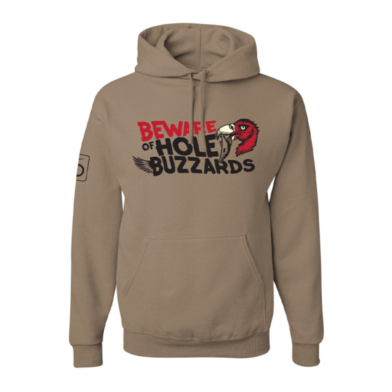 6th Sense Beware of Hole Buzzards Hoodie in the group Clothes & Shoes / Clothing / Sweaters / Hoodies at Sportfiskeprylar.se (6HOOD06-SMr)