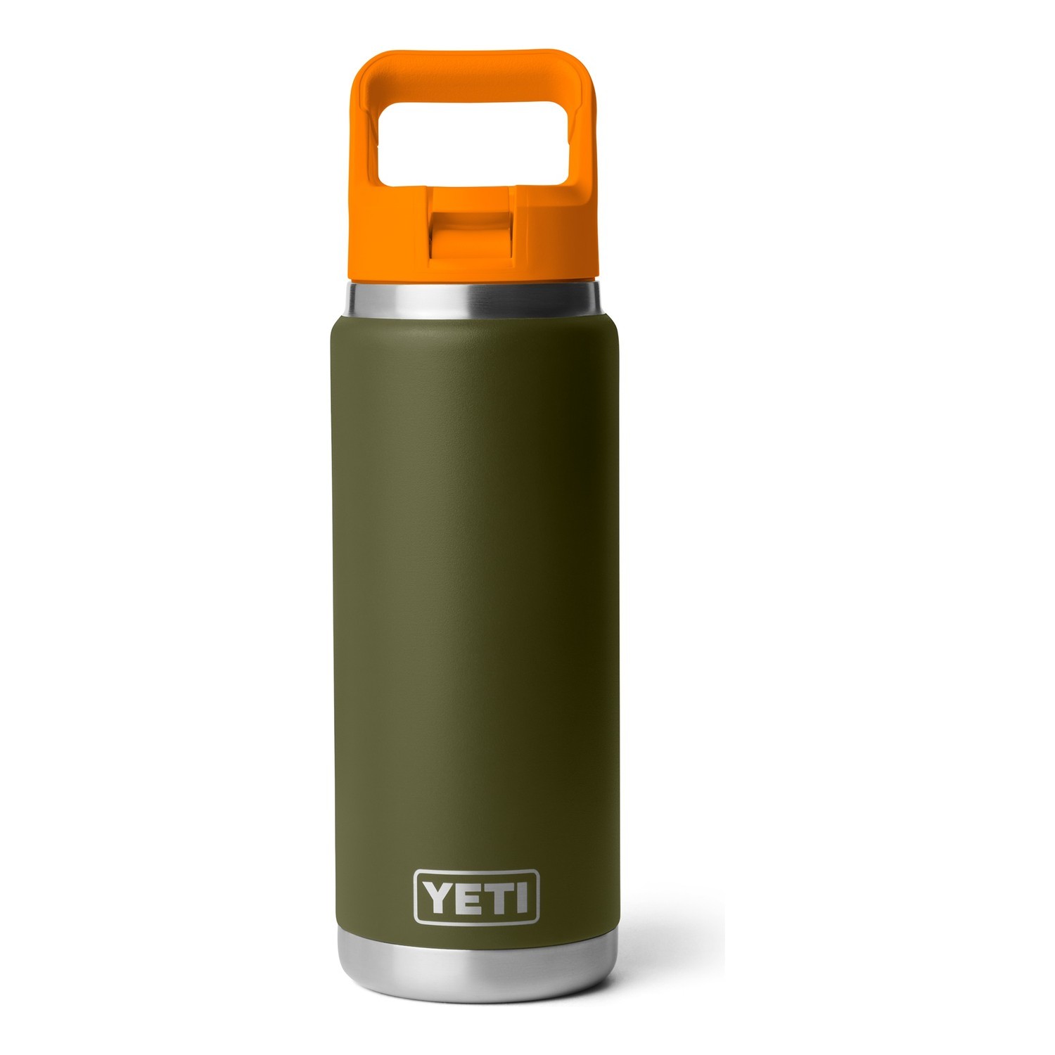 Yeti Rambler 26 Oz C Straw Bottle - Olive/King Crab Orange in the group Outdoor / Camp Kitchen & Utensils / Thermoses / Thermos at Sportfiskeprylar.se (70000007323)