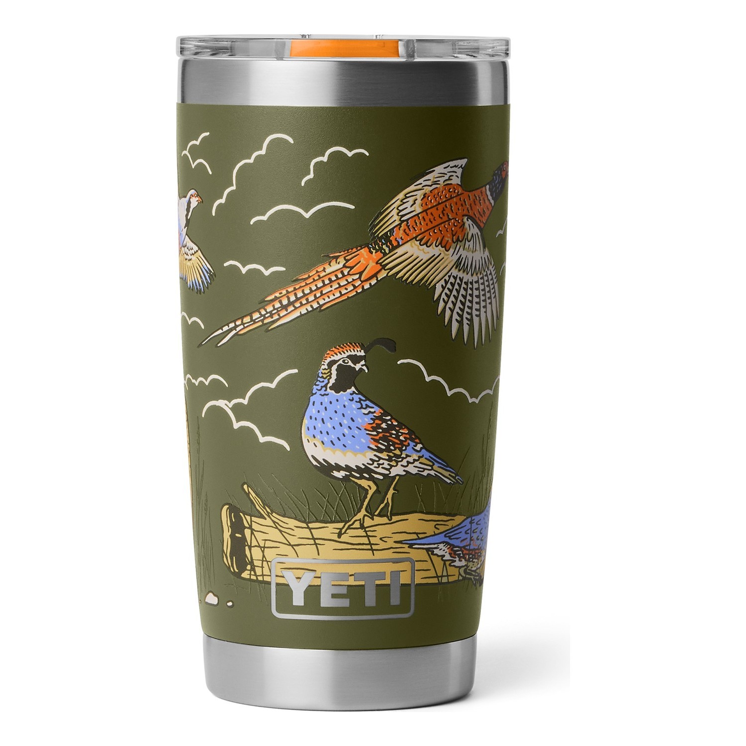 Yeti Rambler 20 Oz Tumbler Ms - Upland Bird Olive in the group Outdoor / Camp Kitchen & Utensils / Thermoses / Thermos Mugs at Sportfiskeprylar.se (70000008270)