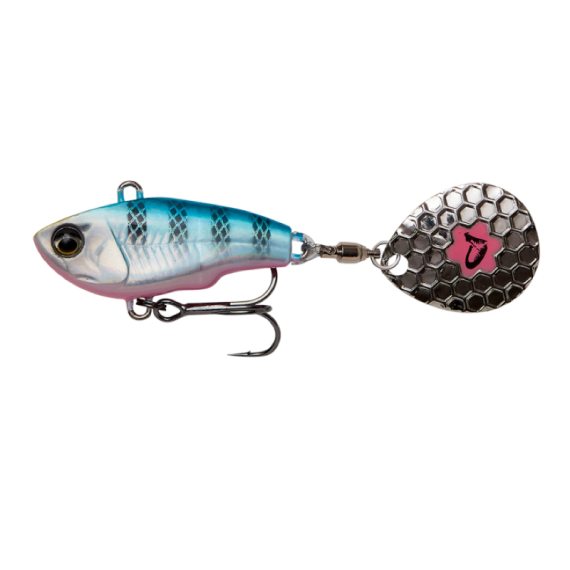 Savage Gear Fat Tail Spin 8cm, 24g Sinking - Blue Silver Pink in the group Lures / Lipless Crankbaits at Sportfiskeprylar.se (71772)