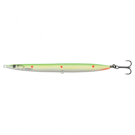 Savage Gear Sandeel Pencil 9cm 13g - Fluo Green Red Dots in the group Lures / Sea Trout Lures & Coastal Wobblers / Coastal Wobblers at Sportfiskeprylar.se (72353)
