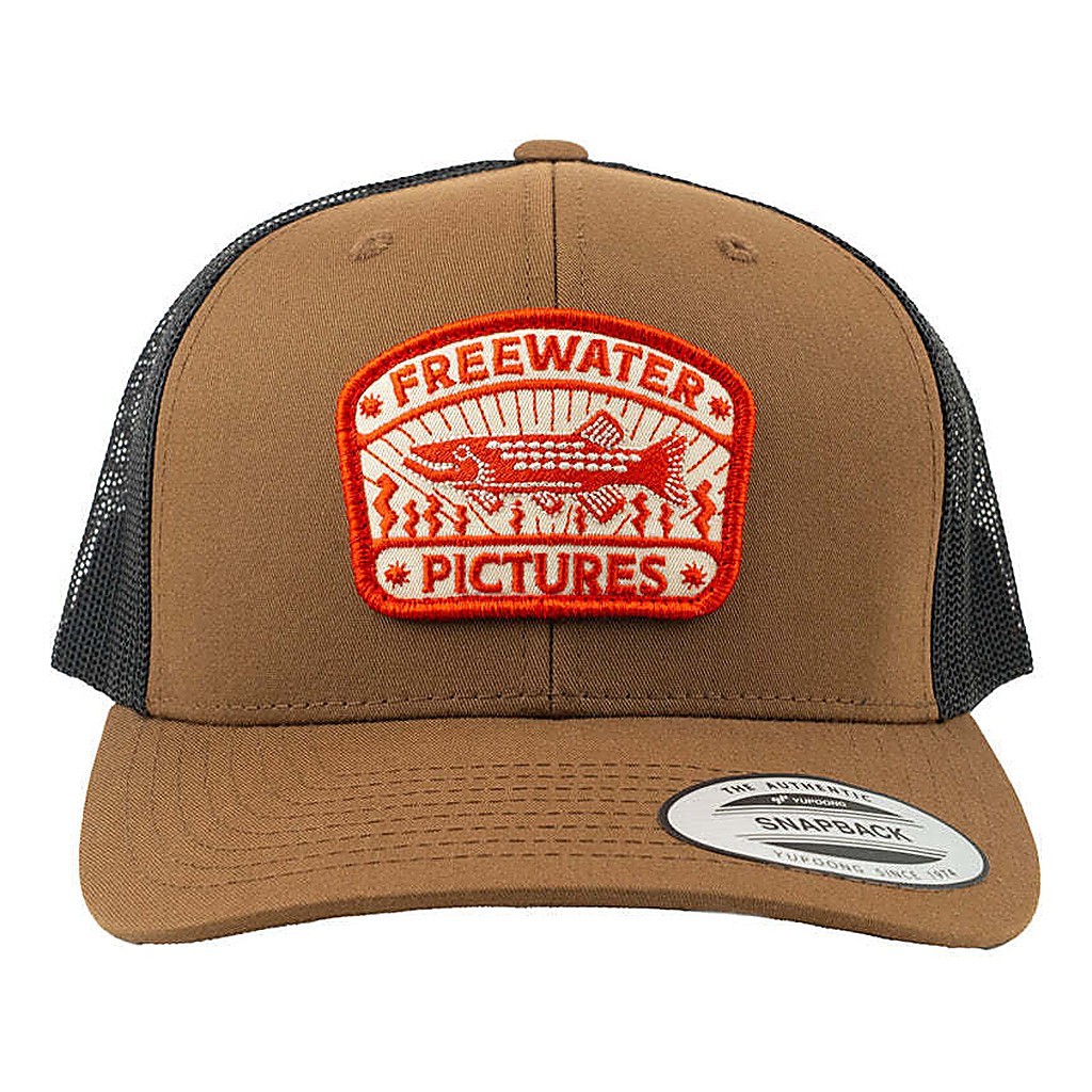 Freewater Pictures Inca Pike Trucker Cap - Brown/Black in the group Clothes & Shoes / Caps & Headwear / Caps / Trucker Caps at Sportfiskeprylar.se (7350139701785)