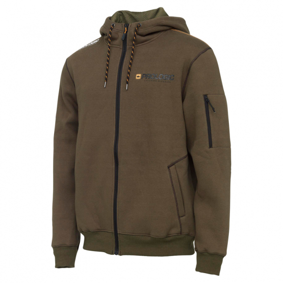 Prologic Carpio Zip Hoodie, Army Green in the group Clothes & Shoes / Clothing / Sweaters / Hoodies at Sportfiskeprylar.se (73756r)