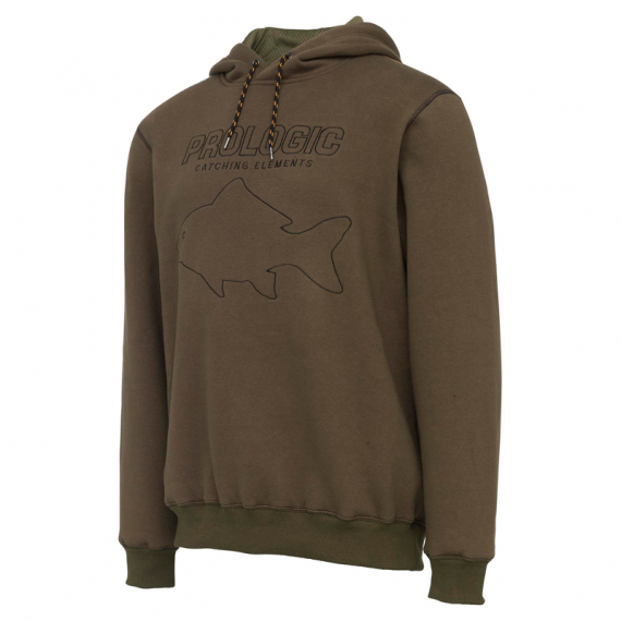 Prologic Mega Fish Hoodie, Army Green in the group Clothes & Shoes / Clothing / Sweaters / Hoodies at Sportfiskeprylar.se (73760r)