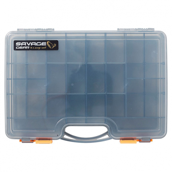 Savage Gear Lurebox 2 Sided Smoke Large 29.5x20.5x6.2cm in the group Storage / Tackle Boxes / Lure Boxes at Sportfiskeprylar.se (74223)
