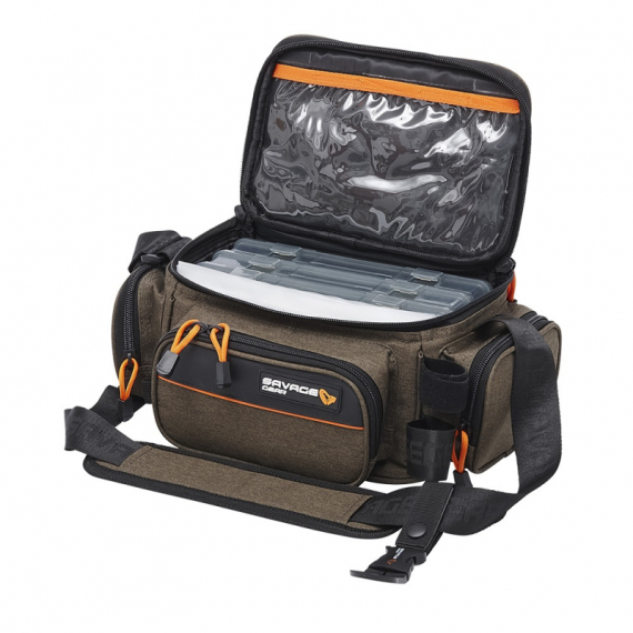 Savage Gear System Box Bag S 3 Boxes 5 Bags 15x36x23cm 5.5L in the group Storage / Tackle Bags / Lure Bags at Sportfiskeprylar.se (74241)