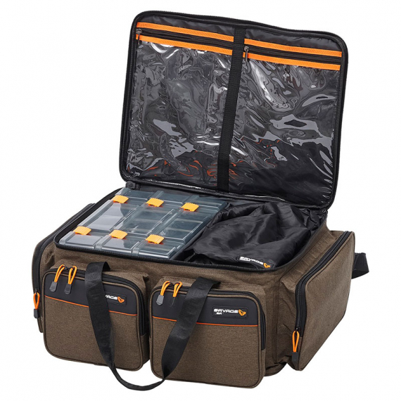 Savage Gear System Box Bag XL 3 Boxes 25x67x46cm 59L in the group Storage / Tackle Bags / Lure Bags at Sportfiskeprylar.se (74244)