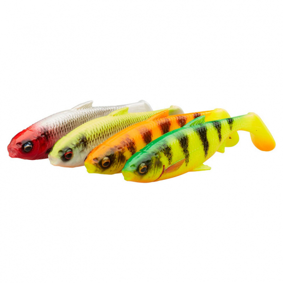 Savage Gear 3D River Roach (4-pack) 12cm 17g - Dark Water Mix in the group Lures / Lure Kits at Sportfiskeprylar.se (74310)