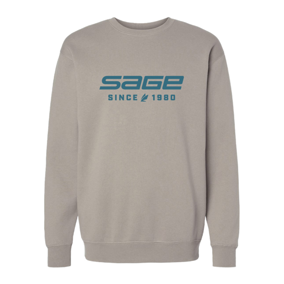 Sage Since 1980 Crew Cement in the group Clothes & Shoes / Clothing / Sweaters / Sweatshirts at Sportfiskeprylar.se (7469-02r)